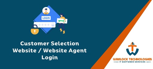 Customer Selection Website / Website Agent Login